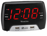 Westclox 80227WM Clock Radio, LED Display, Snooze, 20 -Station